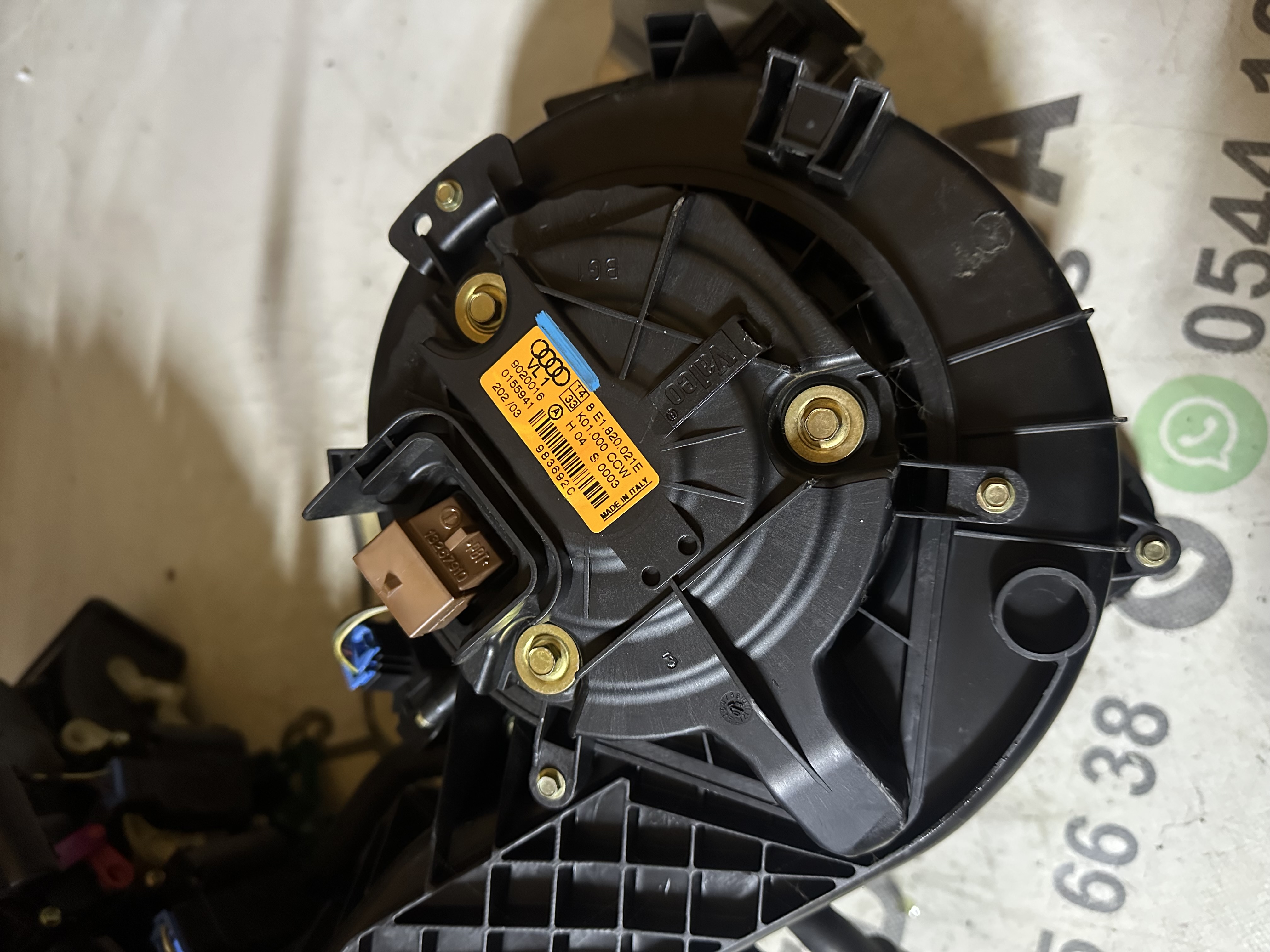 Audi A4 Kalorifer Motoru , 8E1.820.021.E , 8E1820021E - Küçük Görsel 2